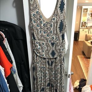 comfy maxi Maeve dress from Anthropologie
